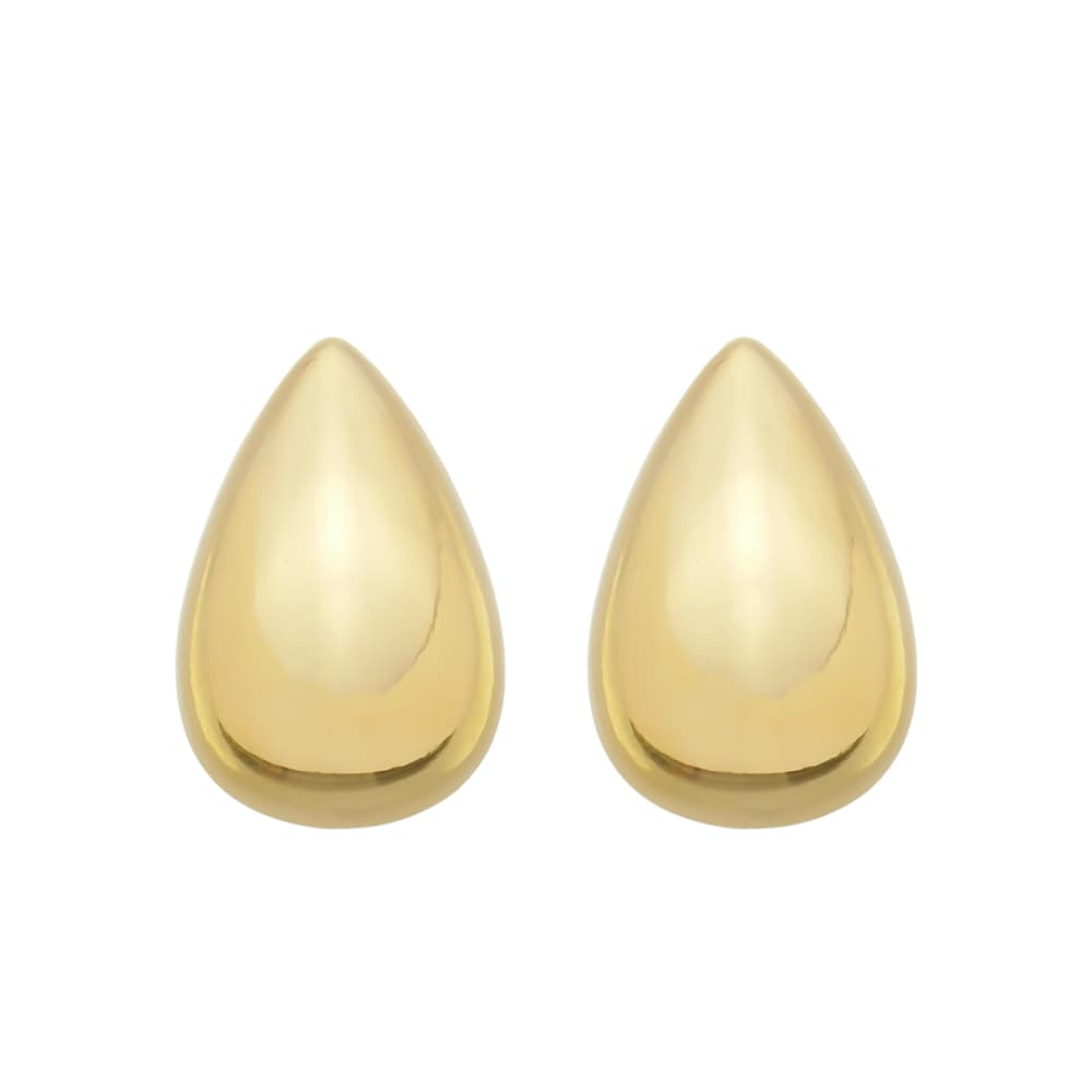 Brinco Dourado Gota - Banho de Ouro 24k para revenda | Hub Joias