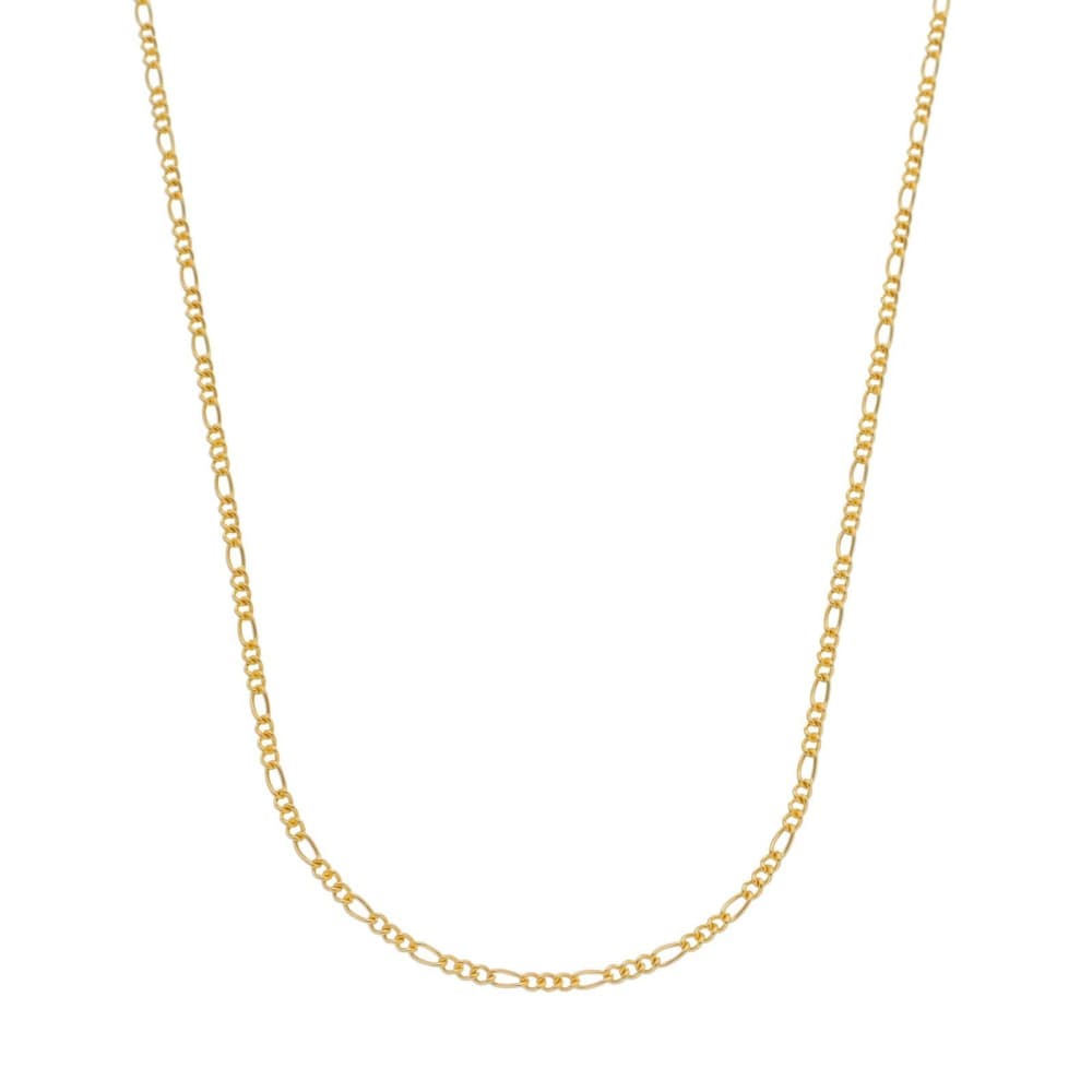Corrente Dourada Masculina Elo 3 por 1 - 3mm - Banho de Ouro 24k para revenda | Hub Joias